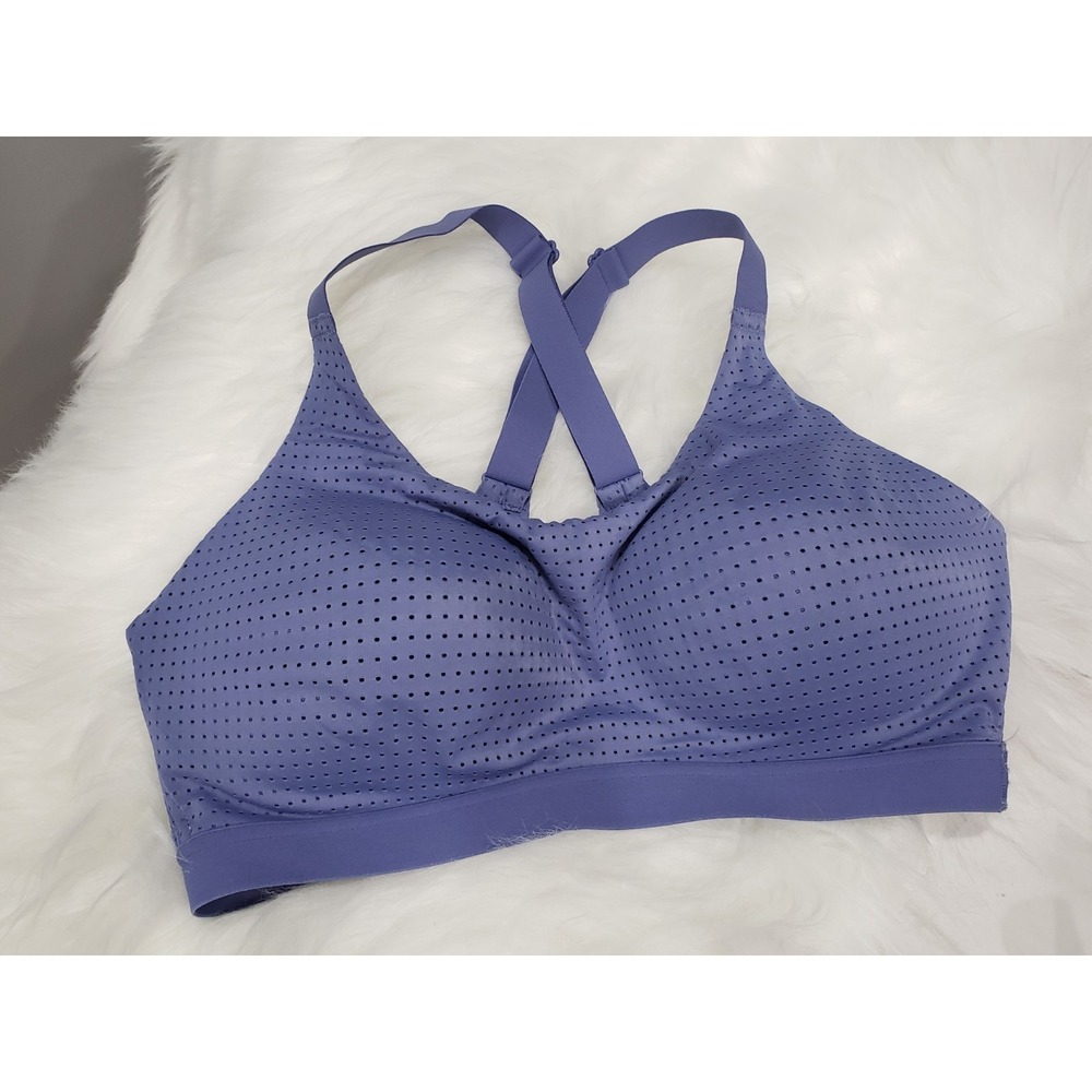 NEW 34C VICTORIAS SECRET LIGHTWEIGHT MESH SPORTS BRA BLUE ENERGY